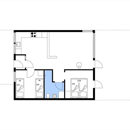 0425-romo-lyngvejen-71-e Lägenhet Rømø Kirkeby